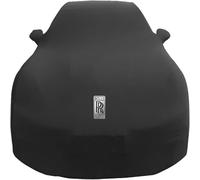 Telo Copriauto per Rolls-Royce Silver Dawn 1951-1955, Tessuto Elastico, Anti-vincoli Traspiranti, Antipolvere, Morbido al Tatto, Accessori Auto,Black