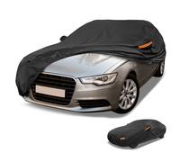 Telo copriauto per tutte le stagioni 210D-PU nero per berline 193" a 208"