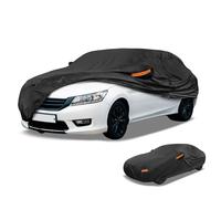 Telo copriauto per tutte le stagioni 210D-PU nero per berline 199" a 208"