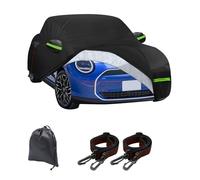 Telo copriauto per tutte le stagioni, copertura impermeabile per Mini Cooper 3 porte F56 2014-2025, a 6 strati, impermeabile, con fodera in cotone e porta con cerniera, per neve, sole, pioggia, UV