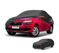 Telo copriauto per tutte le stagioni in cotone nero lunghezza da 190" a 200"