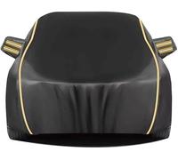 Telo Copriauto Personalizzato Per Ford Puma St/Puma ST-Line X/Puma Titanium, Telone Impermeabile Oxford For Auto, Antivento, Ignifugo, Protezione Solare, Sicurezza For Auto, Antigelo(Black)