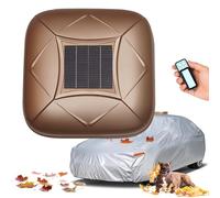 Telo Copriauto Retrattile Automatico Con Telecomando Ricarica Solare,Telo Copriauto Completo Intelligente,impermeabile Resistente Al Sole,protezione For Tutte Condizioni Atmosferiche(Gold,Yxl)
