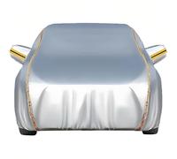 Telo copriauto su misura per B.MW New Six Coupe (E9) 1968-1977 con cerniera sulla portiera, copertura completa antipolvere e antigraffio per esterni anti-UV, traspirante, per garage invernale