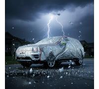 Telo copriauto SUV antigrandine imbottito resistenza chicchi Ø 12 mm 70 km/h