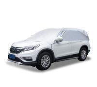 Telo Copriauto Suv Ninonly All Weather Light Telo per Auto SUV Oxford 210D Resistente ai Raggi UV Telo Copri Auto SUV Impermeabile con Strisce Riflettenti per SUV, Argento (SUV Up to 4.5-5.5M)