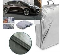 TELO COPRIAUTO TELATO FELPATO PER TESLA X ANNO 2012 IMPERMEABILE ANTIGRANDINE