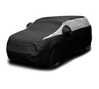 Telo copriauto Titan Jet Poly 210T nero per SUV compatto 170-187in impermeabile protezione UV antigraffio apertura con cerniera lato conducente adatto per Rav4, Rogue, CR-V e molto altro ancora.
