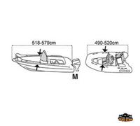 Telo copribarca/gommone Argento 210D M