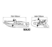 Telo copribarca/gommone Covy line Blu 600D MAXI