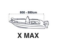 Telo copribarca/gommone Covy line Blu 600D X-MAX