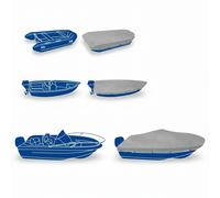 Telo Copribarca Silver Shield Impermeabile e Anti-UV (Poliestere 300D/600D) - 550<>610 cm.