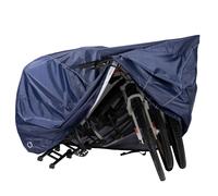 Navaris Telo Copribicicletta da Esterno per 3 Bici - Protezione Copri Bicicletta Elettrica e Bici da Corsa - Copertura Resistente per Bicilette - Accessori Copribici - Navy