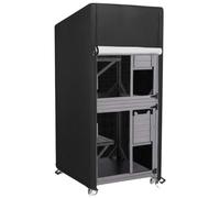 Telo Copricasa Impermeabile per Gatti da Esterno con Due Cerniere e Coulisse Reg