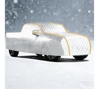 Telo copricassone antigrandine per RAM 1500 Mega Cab 6.4 Ft Box DRW 2019-2024, impermeabile, resistente alle intemperie, al vento e ai raggi UV, antipolvere, copertura completa per pick-up