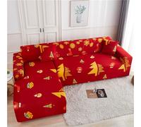 Telo Copridivano Albero D'Oro Rosso Copridivano 3 Posti Spandex Telo Divano Antigraffio Gatto Lavabile Copridivani Elastici Elasticizzato Copri Divani Sofa Cover