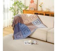 Telo Copridivano Copritutto per Divano 1 2 3 4 Posti Multiuso Copriletto Matrimoniale Copritutto Campeggio Picnic Panno Asciugamani Divano(Style13,71x118in)