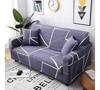 Telo Copridivano Elegante Bianco Blu Copridivano 3 Posti Spandex Telo Divano Antigraffio Gatto Lavabile Copridivani Elastici Elasticizzato Copri Divani Sofa Cover