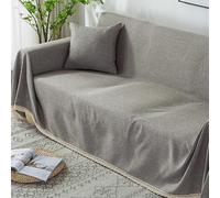 Telo Copridivano Grande Impermeabile, Copritutto per Divano 3 Posti con Penisola, Lenzuolo Copridivano Telo Copritutto Divano Antimacchia, Ideale Come Telo Arredo,#1-230 * 250cm