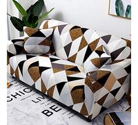 Telo Copridivano Oro Nero Bianco Telo Divano Spandex Copritutto per Divano Lavabile Copridivani Elastici Copridivano Antigraffio Gatto Copri Divani Elasticizzato Sofa Cover 4 Posti