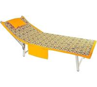 Telo Coprilettino Mare Maioliche con Tasche e Cuscino Gonfiabile K080 Arancione INTIMOEGIDIO