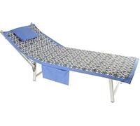 Telo Coprilettino Mare Maioliche con Tasche e Cuscino Gonfiabile K080 Azzurro INTIMOEGIDIO