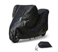 Telo coprimoto antigrandine Compatibile con Kawasaki VN1700 Classic Tourer | Realizzato in robusto tessuto Oxford 210D Impermeabile antivento Dotato foro per lucchetto per parcheggio all'aperto