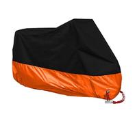 Telo Coprimoto Impermeabile 190T Nero Blu, Protezione Antipioggia, Neve E Raggi UV Per Interni Ed Esterni(Orange,4XL)