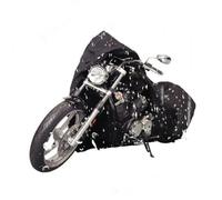 Telo Coprimoto Impermeabile XXL Nero Per Esterni Per Harley Dyna Super Wide Glide FXDWG/Low Rider XL883 Softail Custom FXST Motor