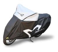 Macna Premium Copertura per motociclette, nero/grigio, Taglia L