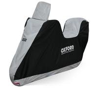 Telo coprimoto Oxford Aquatex Highscreen Scooter con vano bagagli e pannello in plexiglass ad alta visibilità.