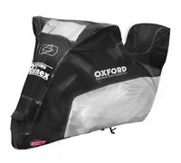 Telo coprimoto Oxford Rainex con vano portaoggetti, nero-argento S