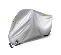 Telo Coprimoto per Guzzi V100 Mandello 2022-2023, Telo Coprimoto da Esterno, Telo Coprimoto Impermeabile, Telo Moto Esterno Interno, Resistente a Acqua Polvere Pioggia Vento,B Silver