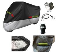 TELO COPRIMOTO PER MOTO SCOOTER MAXISCOOTER MAXIMOTO COMPATIBILE CON HEADBANGER 2000 HIGH FLYIN' TAGLIA XL 246x105x127cm COPERTURA IMPERMEABILE FELPATO COVER PVC SOLE PIOGGIA CAPPOTTA 250GR