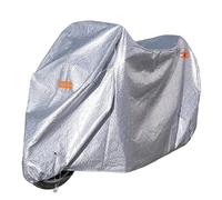 Telo Coprimoto per Suzuki Burgman 400 1999-2024, Impermeabile Resistente ad Acqua/Polvere/Pioggia/Vento/Foglie Telo Moto da Esterno Interno, Moto Accessori,B Silver