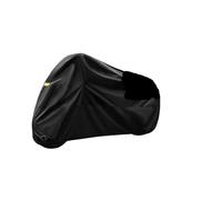 Telo Coprimoto Resistente a Acqua Copertura Parasole Per Moto Spessa 190T Impermeabile Universale Esterni Anti-UV Per Bici Elettrica Antipolvere Telo Copri Moto(Black,L 2.0)