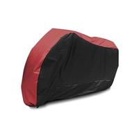 Telo Coprimoto Resistente a Acqua Copertura Per Moto Universale Protezione UV Per Scooter Impermeabile Antipioggia E Antipolvere Telo Copri Moto(Red Black L SIZE)