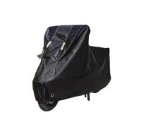 Telo Coprimoto Resistente a Acqua Copertura Universale Per Bicicletta Elettrica Con Pedali Di Grandi Dimensioni Protezione Solare Antipolvere In Tessuto Oxford Telo Copri Moto(Black,XL 210x230cm)