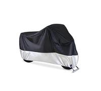 Telo Coprimoto Resistente a Acqua Per CB125R Per CB150R Per CB190R Per CB250R Per CB300R CB400 CB500R CB 500X 650R Telo Coprimoto Impermeabile Esterni Copertura Telo Copri Moto(Silver,M)