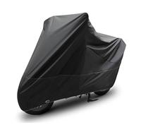 Telo Coprimoto Resistente a Acqua Per Scooter Biciclette Coprimoto Universale Accessori Impermeabili Pioggia Esterna(Black,L)