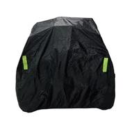 Telo Coprimoto Resistente a Acqua Per Sportsman Per Trax Nero 190T Quad ATV Copertura ML XL XXL XXXL Pioggia Impermeabile Polvere Sole UV Neve Protezione Copertura Telo Copri Moto(Black 3XL)