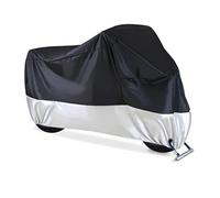 Telo Coprimoto Resistente a Acqua Per Zontes G1 125 Per ZT125 G1 Per ZT125U ZT 125 U ZT 310X Per ZT310R Telo Coprimoto Protezione UV Per Esterni Antipolvere Telo Copri Moto(Silver,M)