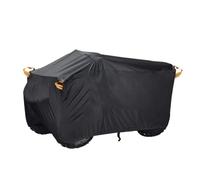 Telo Coprimoto Resistente a Acqua Telo Coprimoto Universale 190T Impermeabile Per Quad Scooter Kart Moto Resistente Alla Polvere E Ai Raggi UV Nero Argento Telo Copri Moto(Black -XXXL)