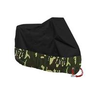 Telo Coprimoto Resistente a Acqua Telo Coprimoto Universale Anti-UV Per Esterni Impermeabile Per Moto Scooter Bicicletta Taglia SML XL 2XL 3XL 4XL Telo Copri Moto(Army green All,190T-4XL-295X110X140)