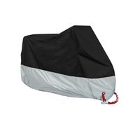 Telo Coprimoto Resistente a Acqua Telo Coprimoto Universale Anti-UV Per Esterni Impermeabile Per Moto Scooter Bicicletta Taglia SML XL 2XL 3XL 4XL Telo Copri Moto(Black Silver,3XL-265X105X125)