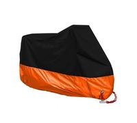 Telo Coprimoto Resistente a Acqua Telo Coprimoto Universale Anti-UV Per Esterni Impermeabile Per Moto Scooter Bicicletta Taglia SML XL 2XL 3XL 4XL Telo Copri Moto(Orange,190T-4XL-295X110X140)