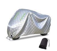 Telo coprimoto rinforzato per Norton Commando 961 LE Manx|Coprimoto Antivento,Impermeabile,Antineve Antipolvere con Occhielli & Strisce Rifrangenti-Adatto Tutte Stagioni