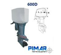 TELO COPRIMOTORE COPRI MOTORE 40/80 HP 600D TESTA FUORIBORDO ACCESSORI BARCA