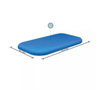 Telo Copripiscina All Weather Resistente Resistente UV Design Rettangolare
