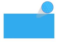 Telo Copripiscina Solare Copertura Rettangolare PE 450 x 220 cm Blu
